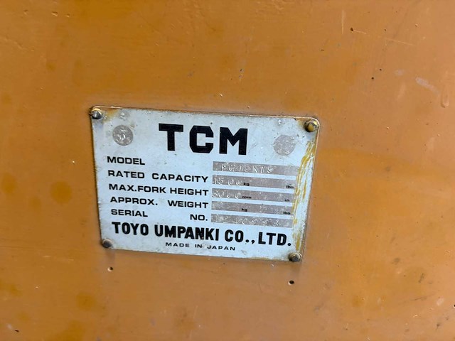 Tcm - vorkheftruck - afbeelding 16 van  23