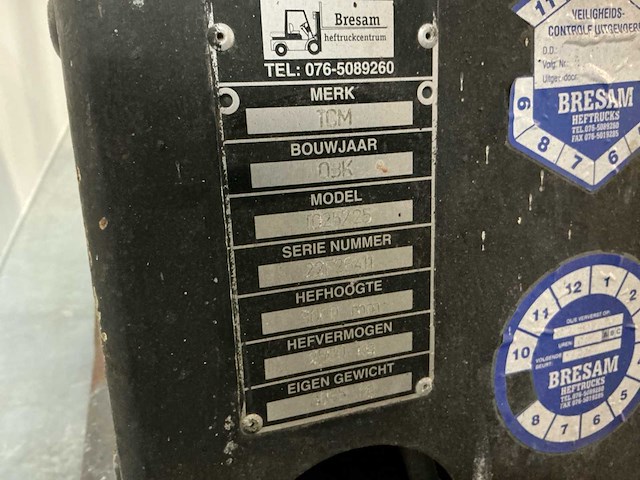Tcm t025z25 vorkheftruck - afbeelding 5 van  20