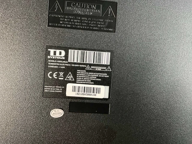 Td systems 55 inch k55dlm8us televisie - afbeelding 8 van  8