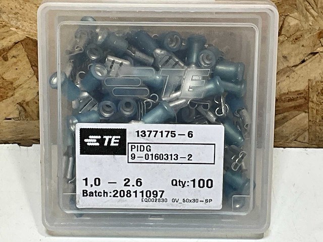 Te connectivity kabelschoenen 1.0-2.6mm (1200x) - afbeelding 1 van  2