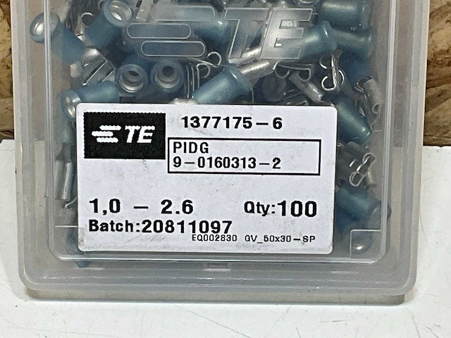 Te connectivity kabelschoenen 1.0-2.6mm (1200x) - afbeelding 2 van  2
