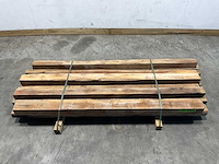 Teak balk 203x8-15 cm (12x) - afbeelding 2 van  8