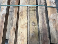Teak balk 203x8-15 cm (12x) - afbeelding 4 van  8