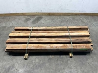 Teak balk 203x8-15 cm (12x) - afbeelding 2 van  8