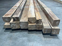 Teak balk 203x8-15 cm (12x) - afbeelding 5 van  8