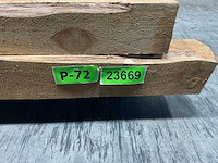 Teak balk 230x10-13 cm (10x) - afbeelding 7 van  9