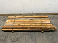 Teak balk 230x10-13 cm (10x) - afbeelding 2 van  9