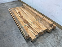 Teak balk 230x10-15 cm (11x) - afbeelding 1 van  7