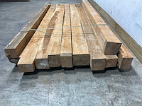 Teak balk 230x10-15 cm (11x) - afbeelding 4 van  7