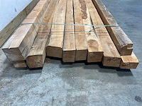 Teak balk 230x10-15 cm (11x) - afbeelding 6 van  7