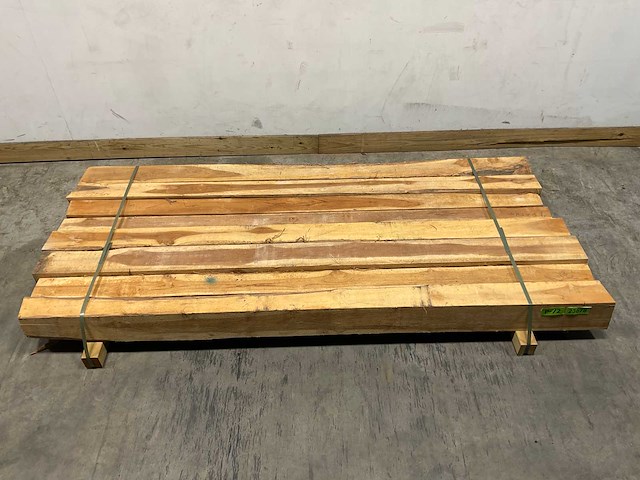 Teak balk 230x10-15 cm (8x) - afbeelding 2 van  8