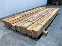Teak balk 230x10-15 cm (8x) - afbeelding 6 van  8
