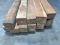 Teak balk 230x10-17 cm (11x) - afbeelding 3 van  7