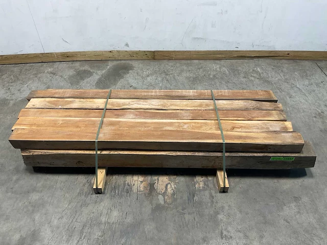 Teak balk 230x10-17 cm (11x) - afbeelding 2 van  7