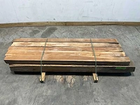 Teak balk 230x10-17 cm (11x) - afbeelding 2 van  7