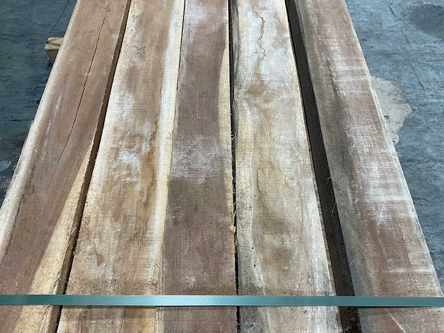 Teak balk 230x10-17 cm (11x) - afbeelding 4 van  7