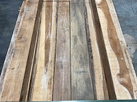 Teak balk 230x10-17,5 cm (9x) - afbeelding 6 van  8
