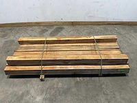 Teak balk 230x10-17,5 cm (9x) - afbeelding 2 van  8