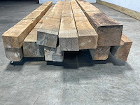 Teak balk 230x10-18 cm (11x) - afbeelding 3 van  8