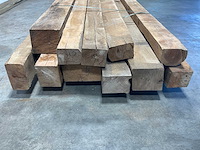 Teak balk 230x10-18 cm (11x) - afbeelding 5 van  8