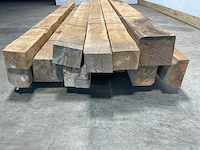 Teak balk 230x10-18 cm (11x) - afbeelding 3 van  8