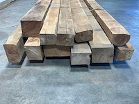 Teak balk 230x10-18 cm (11x) - afbeelding 5 van  8