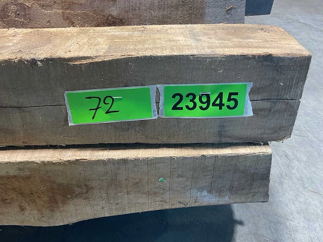 Teak balk 230x10-18 cm (11x) - afbeelding 8 van  8