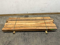 Teak balk 230x12-15 cm (6x) - afbeelding 2 van  9
