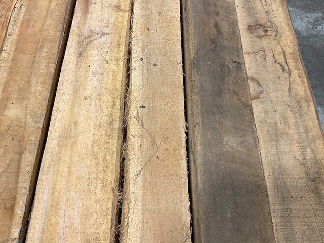 Teak balk 230x12-15 cm (6x) - afbeelding 4 van  9