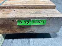 Teak balk 230x12-15 cm (6x) - afbeelding 7 van  9