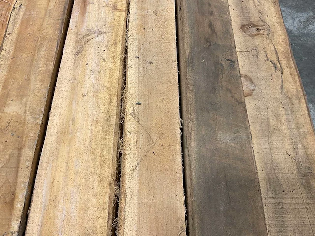 Teak balk 230x12-15 cm (6x) - afbeelding 4 van  9