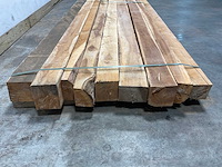 Teak balk 230x12-17 cm (9x) - afbeelding 8 van  8
