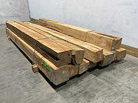 Teak balk 230x13-16 cm (11x) - afbeelding 4 van  8