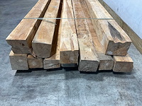 Teak balk 230x13-16 cm (11x) - afbeelding 8 van  8