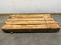 Teak balk 230x13-26 cm (6x) - afbeelding 2 van  7