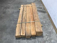 Teak balk 230x15-23 cm (5x) - afbeelding 3 van  8