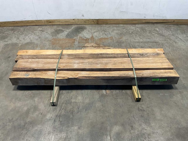 Teak balk 230x15-24 cm (4x) - afbeelding 2 van  8