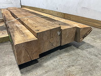 Teak balk 230x15-24 cm (4x) - afbeelding 5 van  8