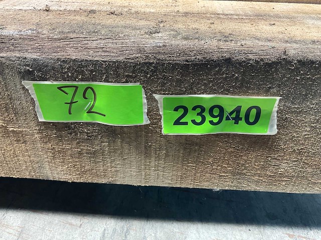 Teak balk 230x15-24 cm (4x) - afbeelding 8 van  8