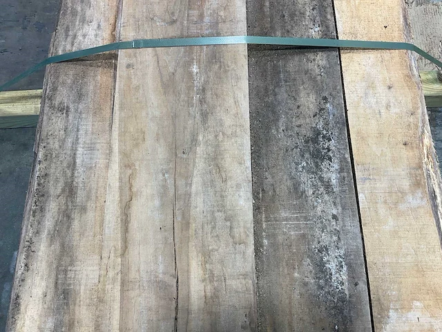 Teak balk 230x15-24 cm (4x) - afbeelding 3 van  8
