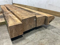 Teak balk 230x15-24 cm (4x) - afbeelding 5 van  8