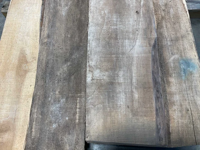 Teak balk 230x15-24 cm (4x) - afbeelding 6 van  8