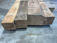Teak balk 230x15-24 cm (4x) - afbeelding 8 van  8