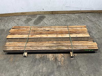 Teak balk 230x6-14 cm (9x) - afbeelding 2 van  8