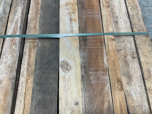 Teak balk 230x6-14 cm (9x) - afbeelding 3 van  8