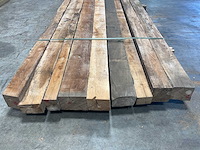Teak balk 230x6-14 cm (9x) - afbeelding 8 van  8