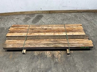 Teak balk 230x6-14 cm (9x) - afbeelding 2 van  8