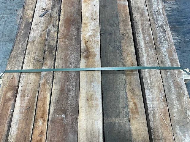 Teak balk 230x6-14 cm (9x) - afbeelding 4 van  8