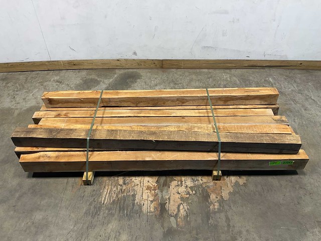 Teak balk 230x7-15 cm (10x) - afbeelding 2 van  8