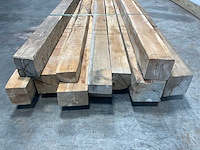 Teak balk 230x7-15 cm (10x) - afbeelding 5 van  8